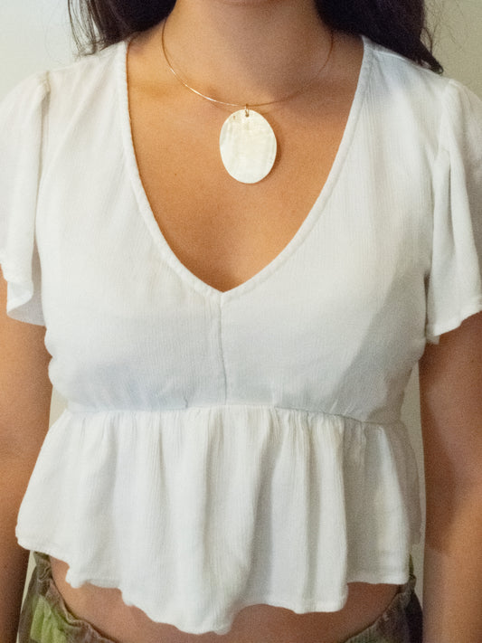 MOTHER OF PEARL NECKLACE