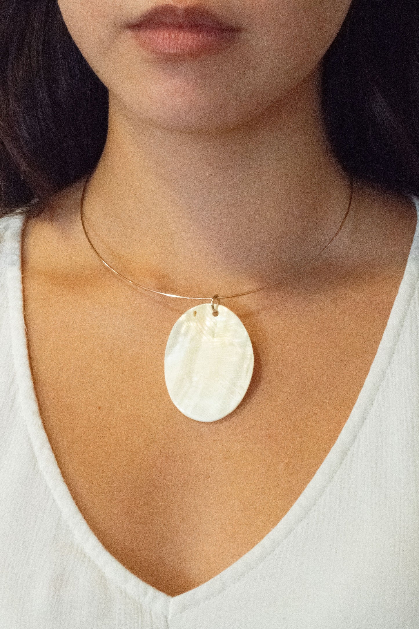 MOTHER OF PEARL NECKLACE