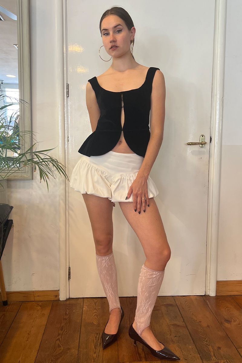 BLOOMERS SHORTS WHITE