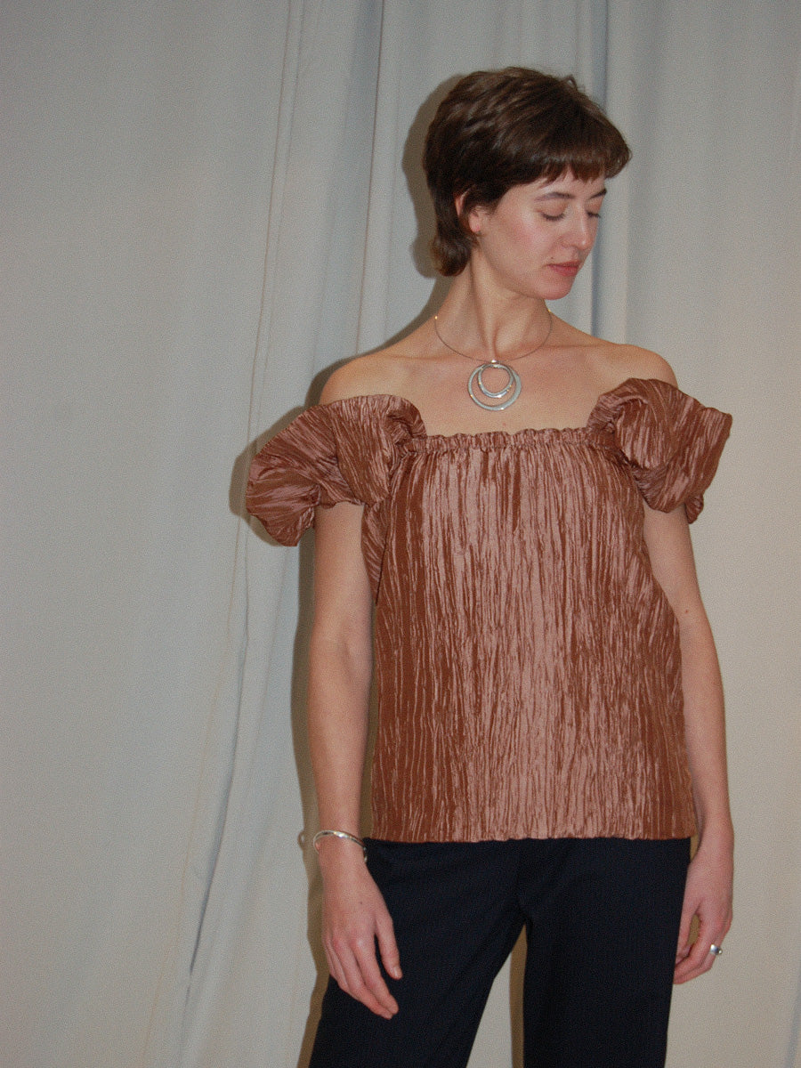PLISSE TOP COPPER