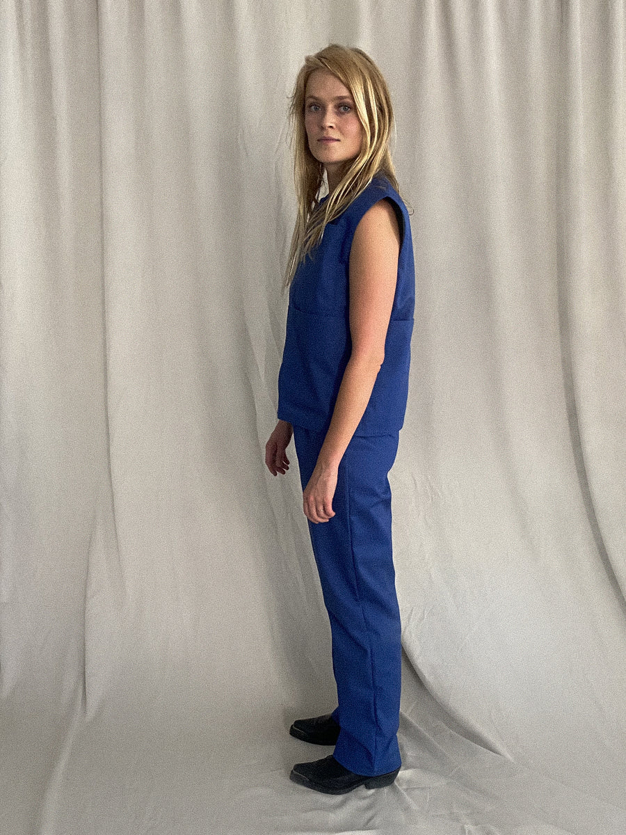 HAAS SUIT ELECTRIC BLUE