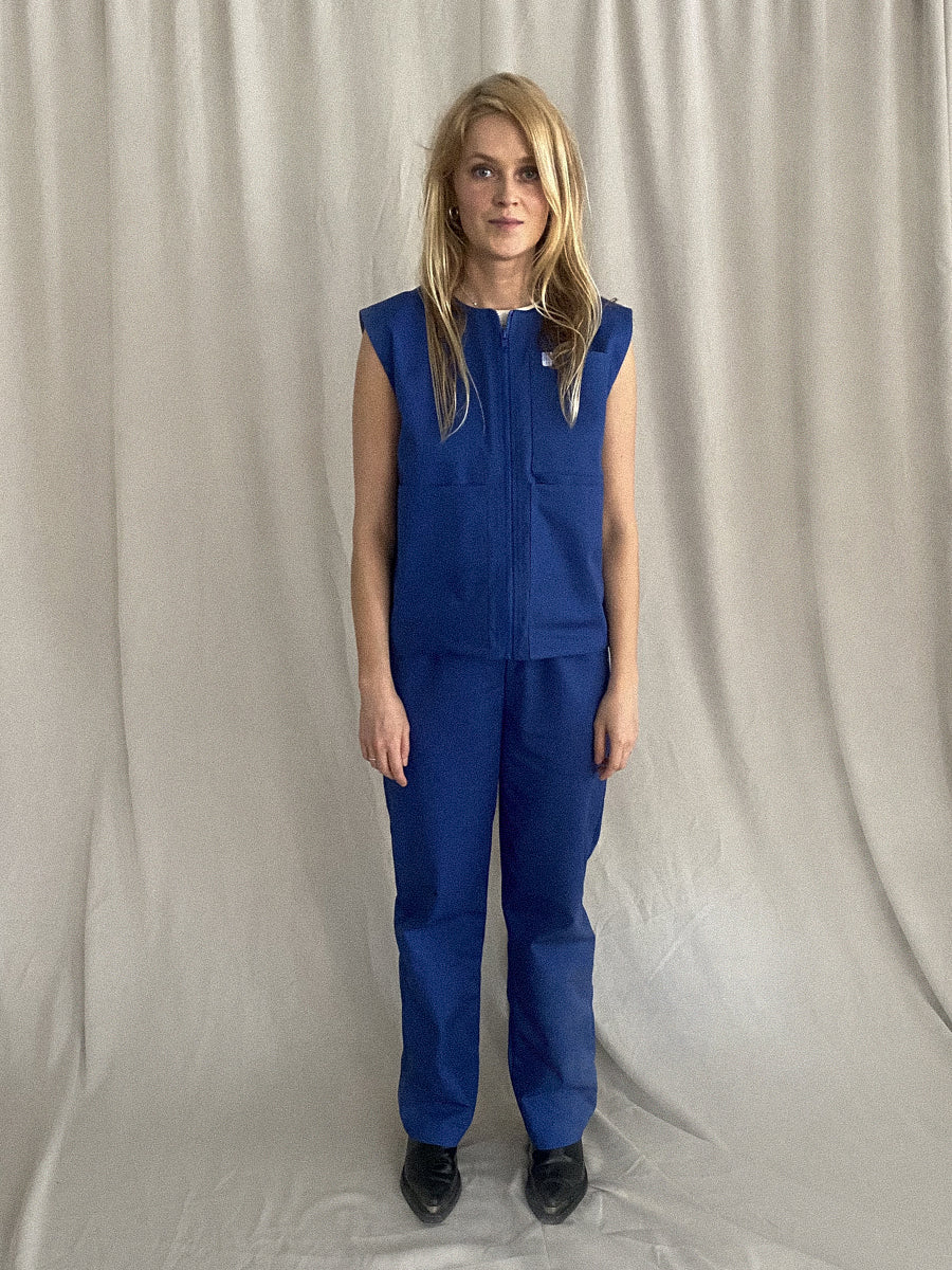 HAAS SUIT ELECTRIC BLUE