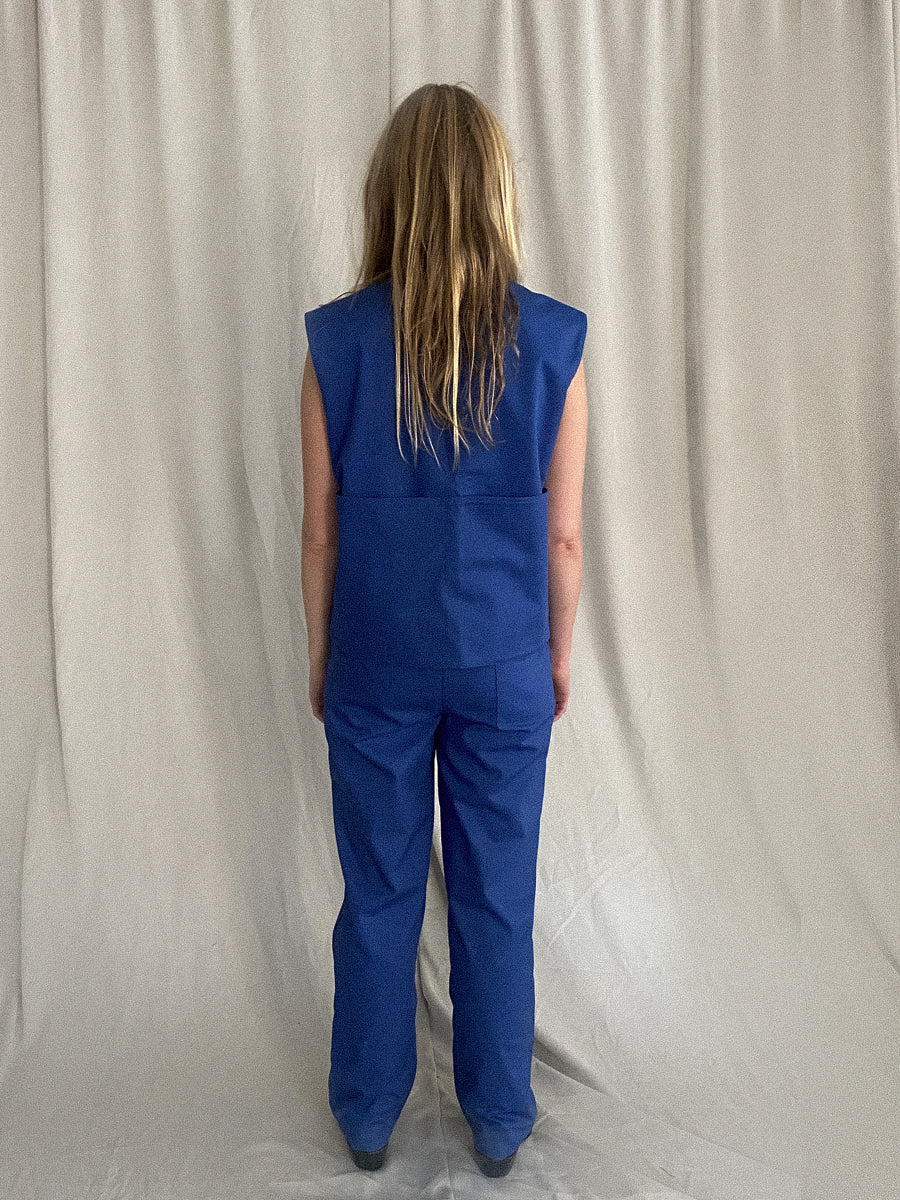 HAAS SUIT ELECTRIC BLUE