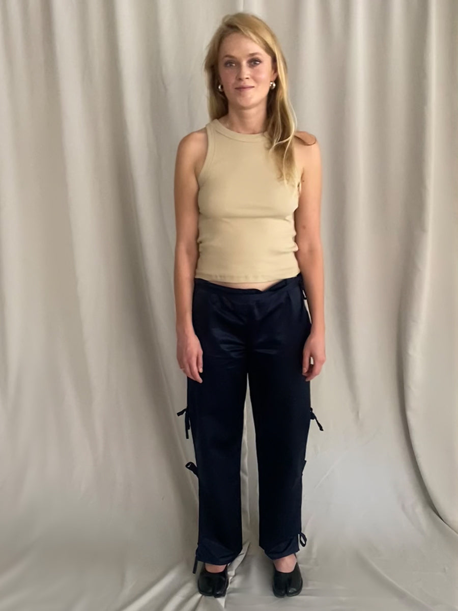 SPAGHETTI PANTS MIDNIGHT BLUE