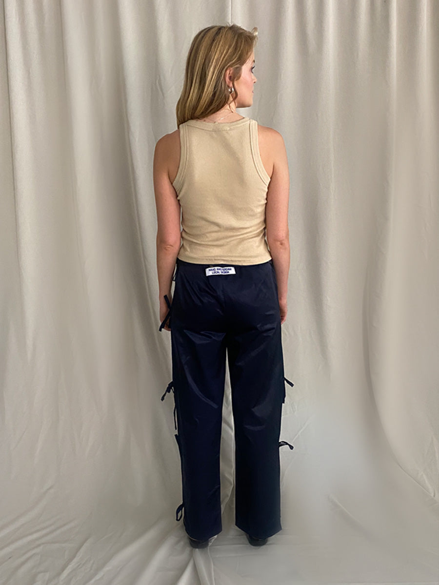 SPAGHETTI PANTS MIDNIGHT BLUE