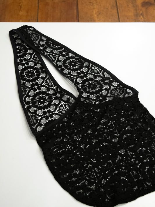 BLACK LACE SHOPPER