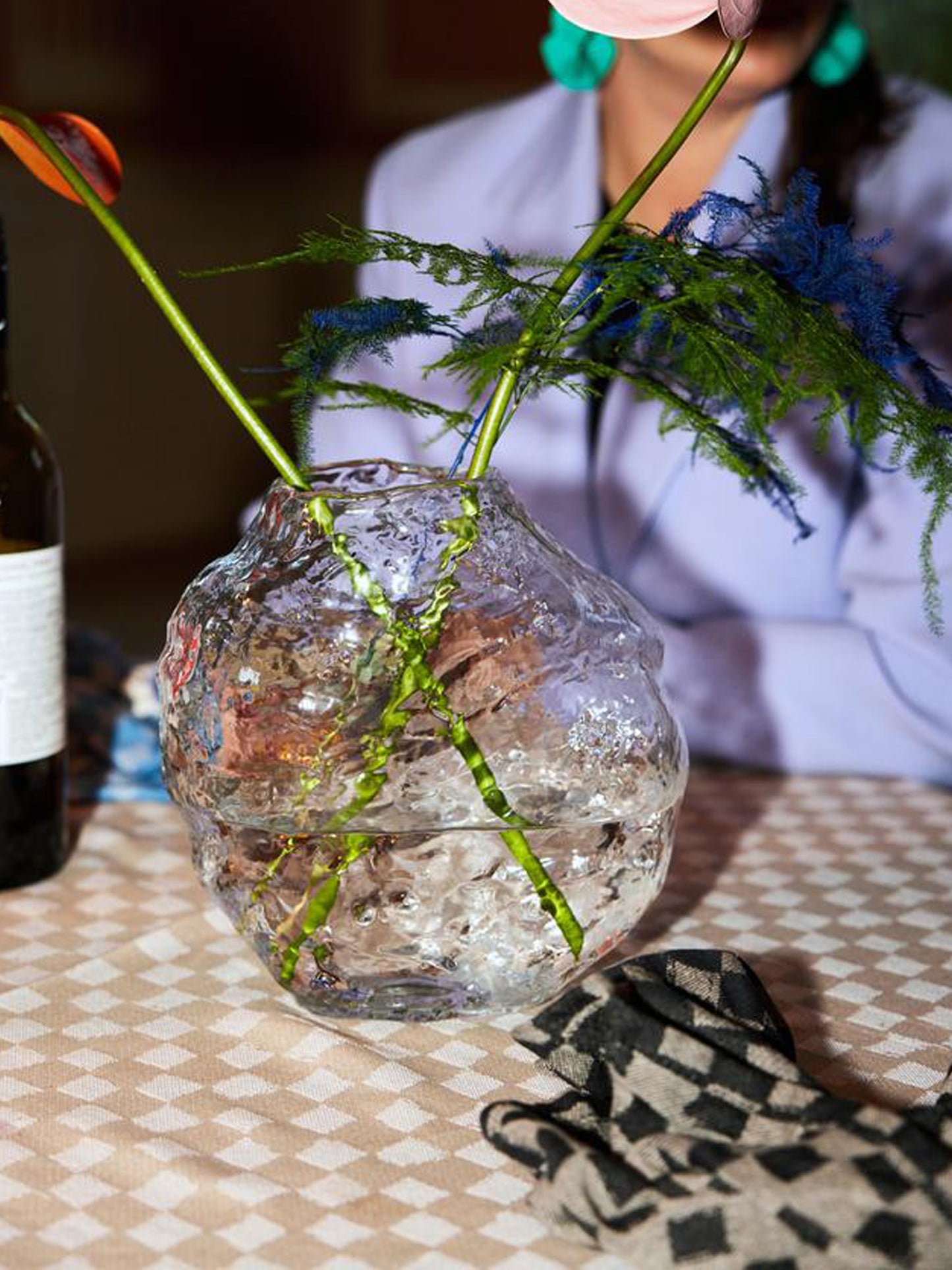 WATER DROP GLASS VASE