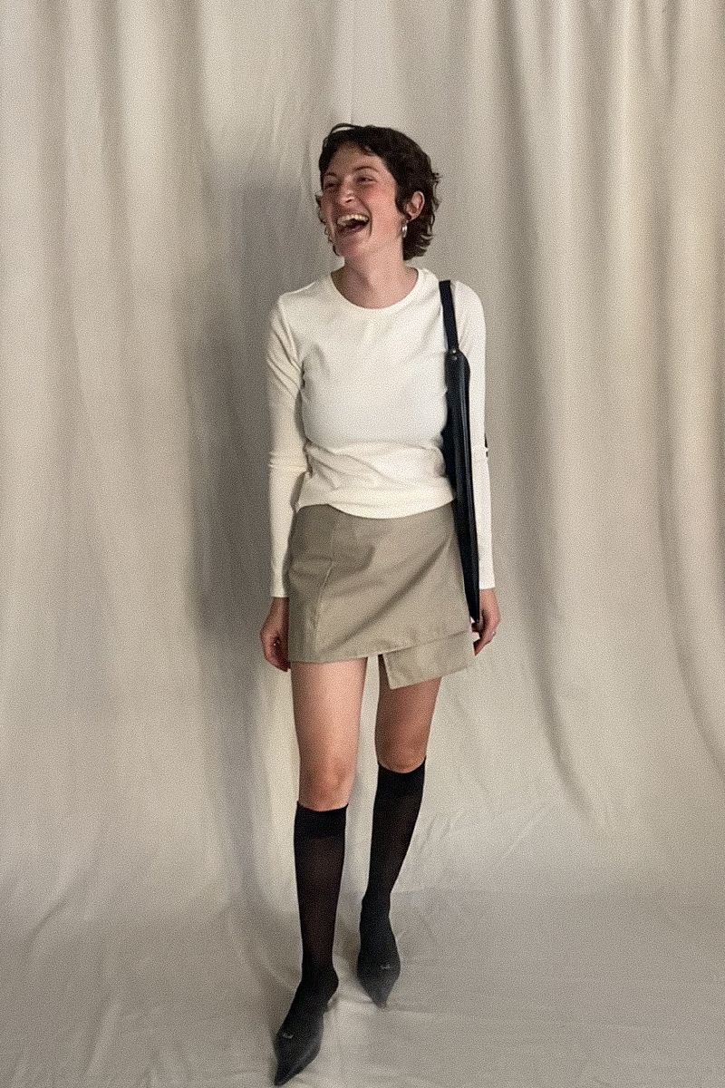 WRAP SKIRT SAND
