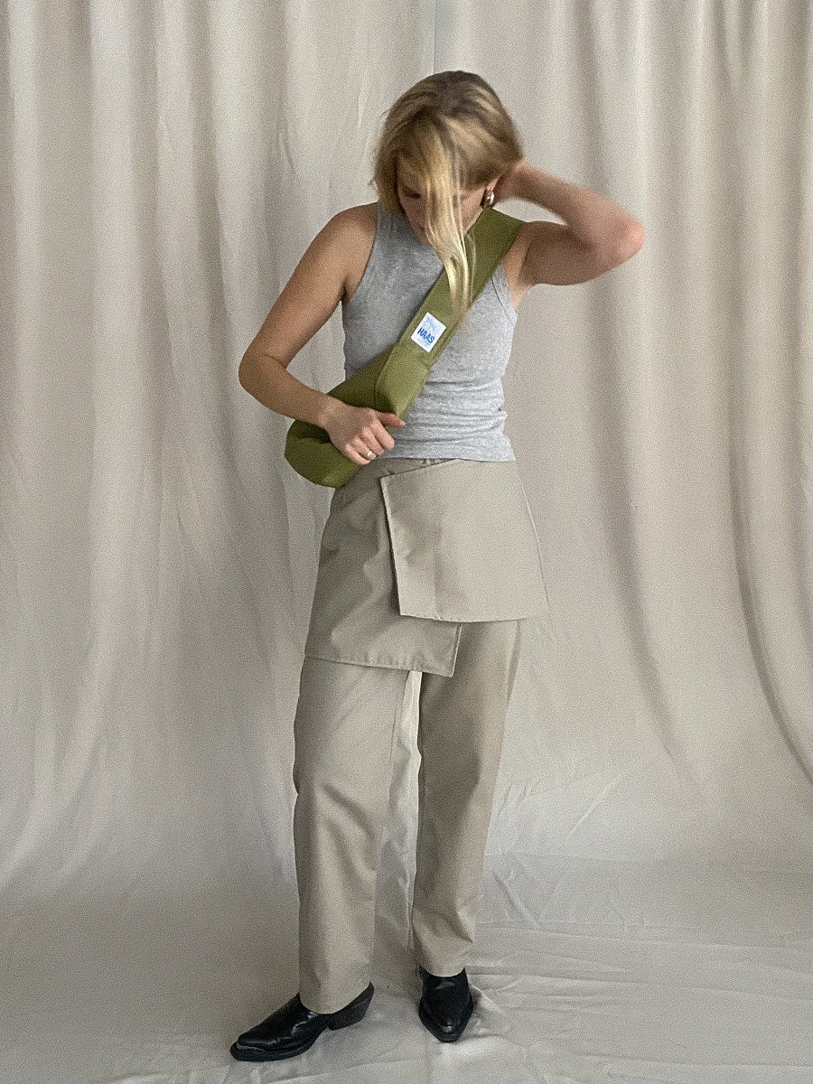 WRAP SKIRT SAND