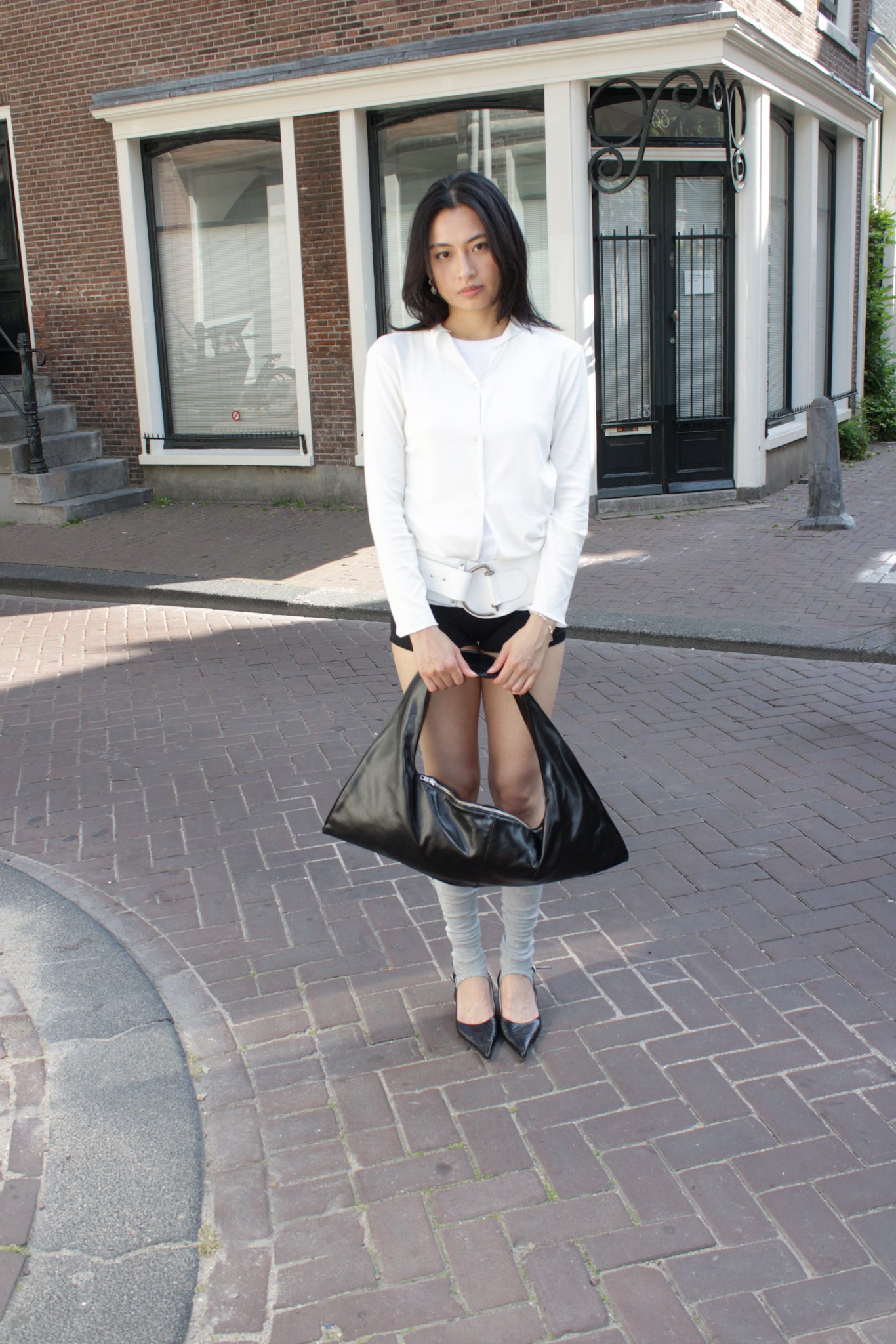 TURAN BAG BLACK HEATHERED SMALL