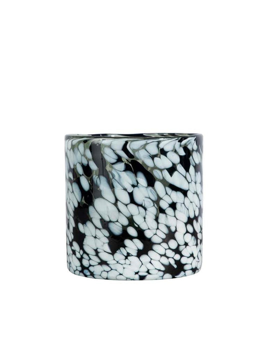 BLACK SPECKLED VASE